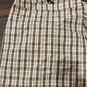 plaid brown skirt